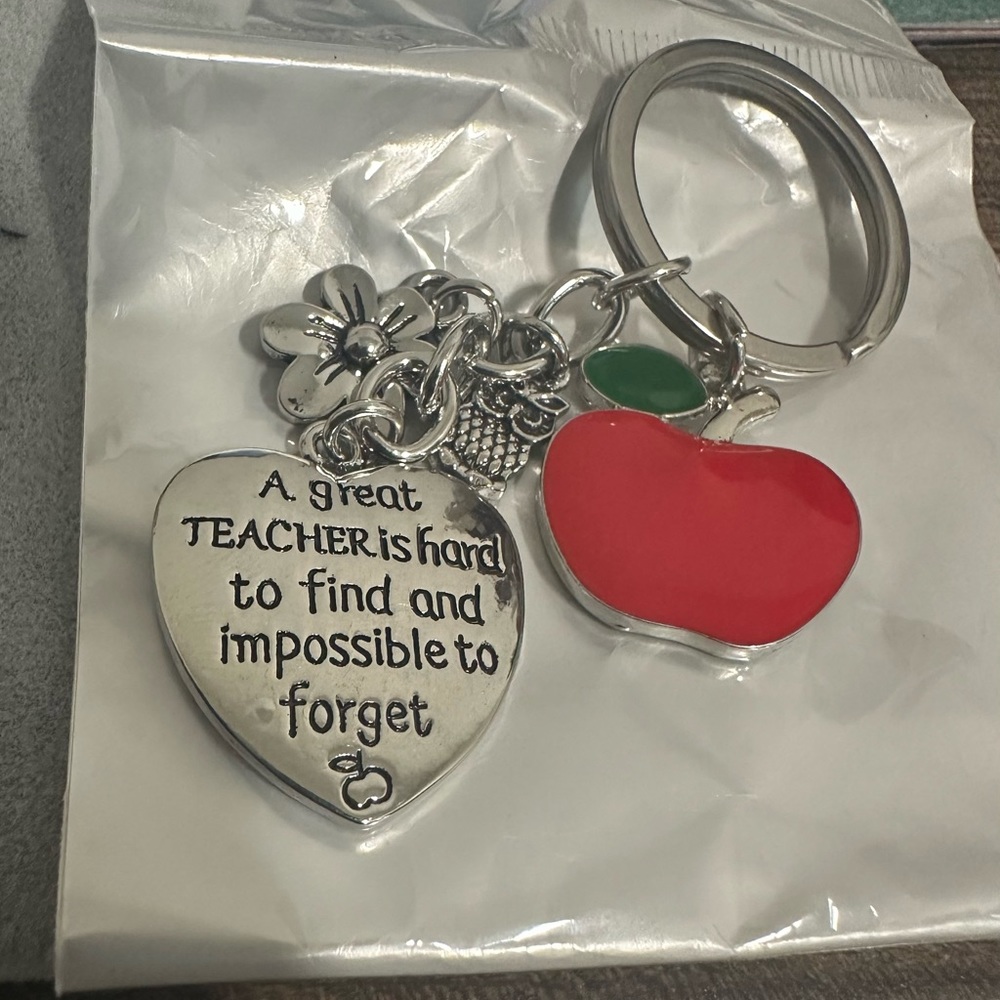 Teacher charm/keychain